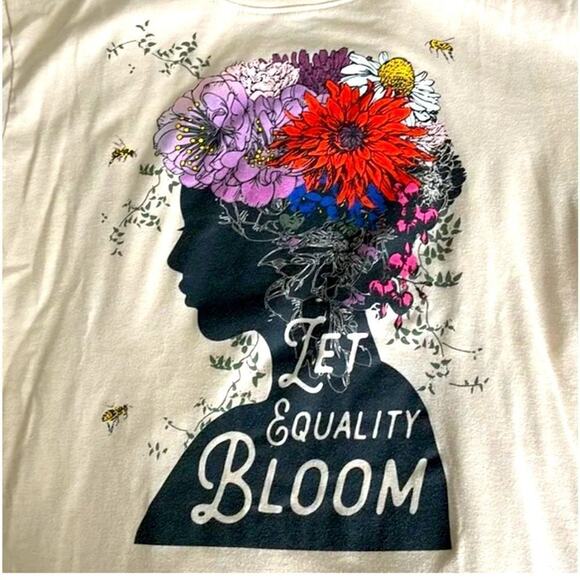 Let Equality Bloom Creative Action Network T-Shirt, Size Small New with Tag - Picture 2 of 7